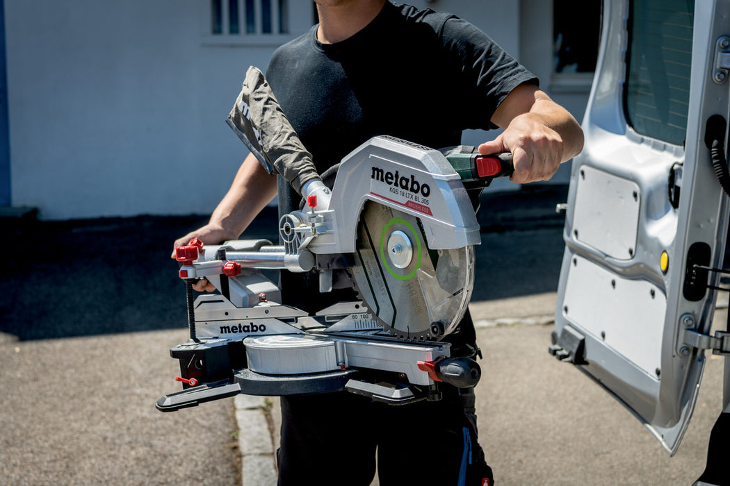 Metabo KGS 18 LTX BL 305, Brushless 12" Doubel bevel Cross Cut Mitre Saw, Body Only - 614305850