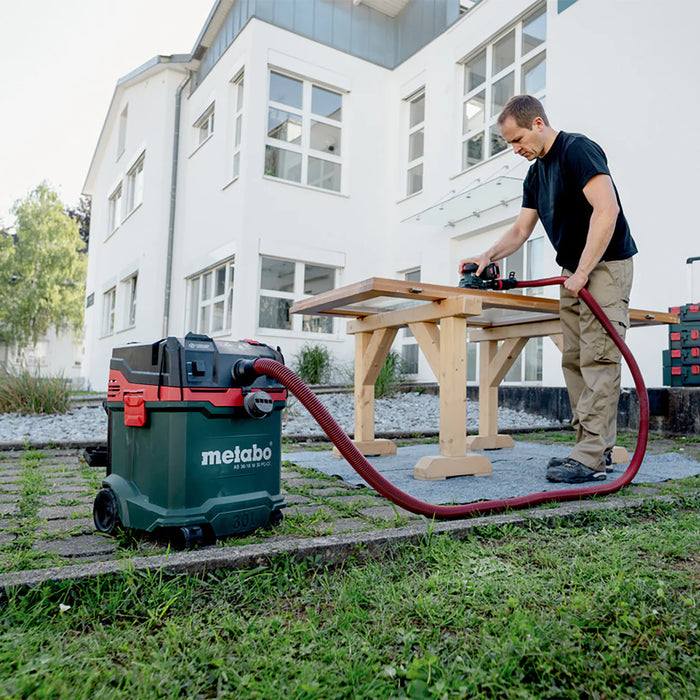 Metabo AS 36-18 M 30 PC CC, M-Class Vacuum Cleaner with Cordless Control, Body Only - 602074850