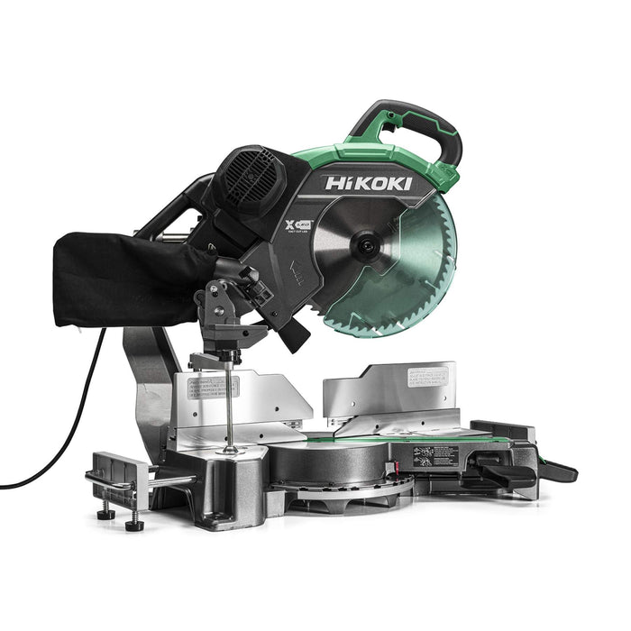 HiKOKI C12RSH3 240V 305mm (12") Sliding Compound Mitre Saw – XACT CUT LED, Double Bevel