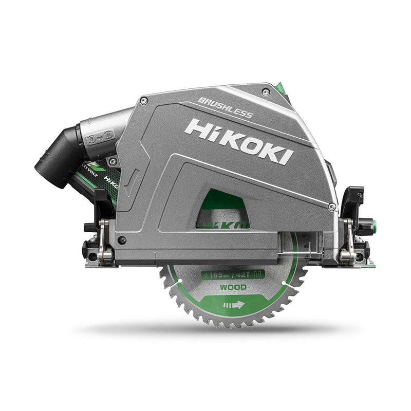 Hikoki C3606DPAJVZ 36V MultiVolt Plunge Cut Saw 165mm 2 x 4/8Ah Battery Kit