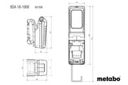 Metabo BSA 18-1000 (601508850) 18V Cordless Lamp - Body Only product image 5
