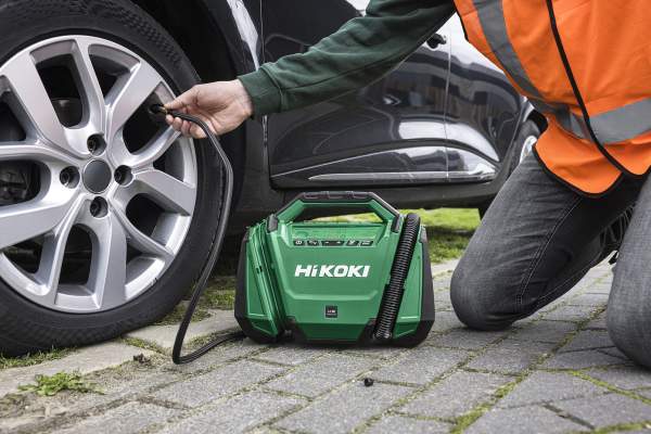 HiKOKI UP18DAW4Z 18V Cordless Inflator – High-Pressure & High-Volume Modes, Body Only