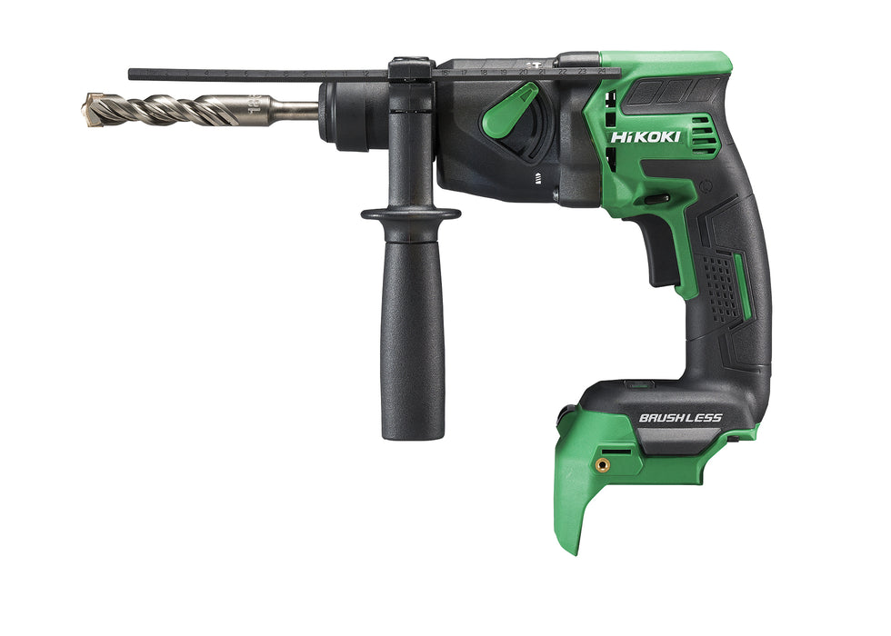 HiKOKI DH18DPBJ4Z 18v Cordless Brushless Rotary Hammer SDS Plus (Pistol), 1.3J - Body Only