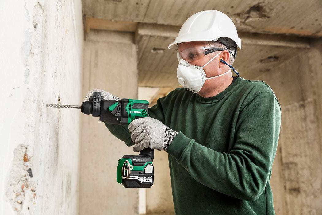 HiKOKI DH18DPBJ4Z 18v Cordless Brushless Rotary Hammer SDS Plus (Pistol), 1.3J - Body Only