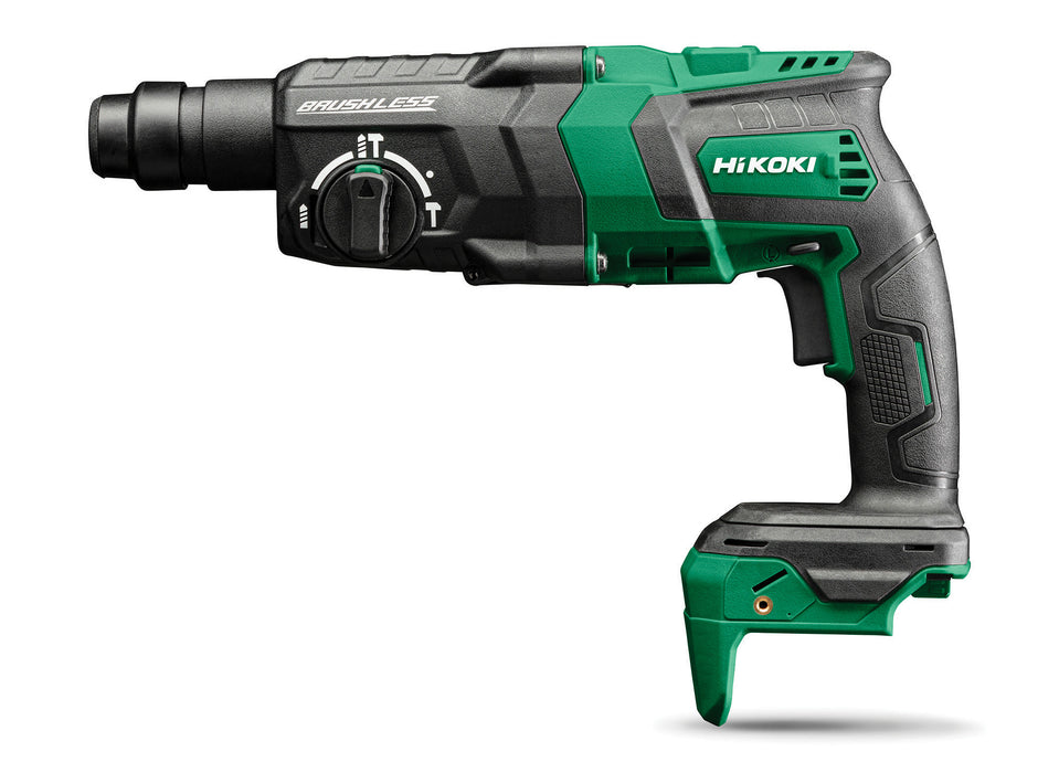 HiKOKI DH18DPCW2Z 18V Brushless Rotary Hammer Drill 26mm SDS-Plus (Pistol) - Body only