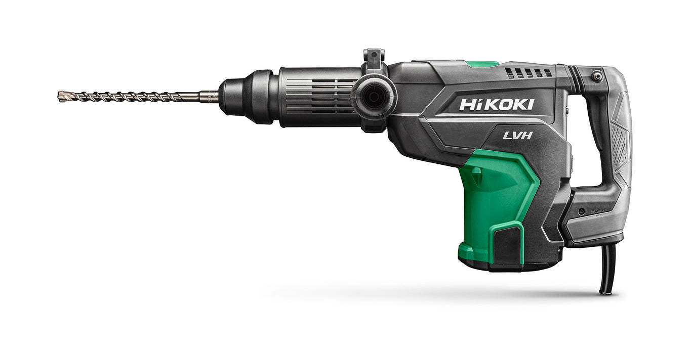 HiKOKI DH52MAJ1Z 1,500W 15.5J SDS-Max Rotary Demolition Hammer, 240V with LVH