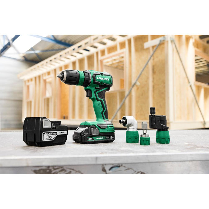 Hikoki DS18DDQJRZ 18V Brushless Drill Driver | 4 Attachments & HSC II Case