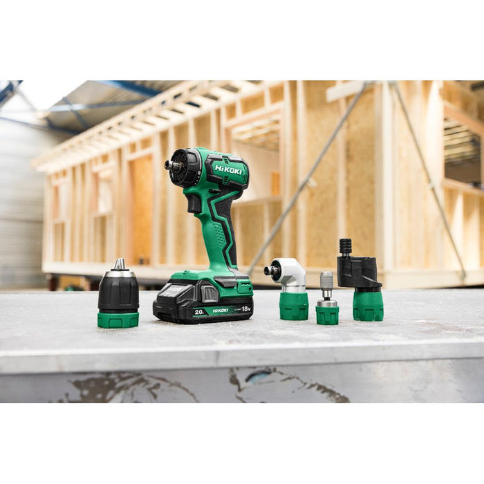 Hikoki DS18DDQJRZ 18V Brushless Drill Driver | 4 Attachments & HSC II Case