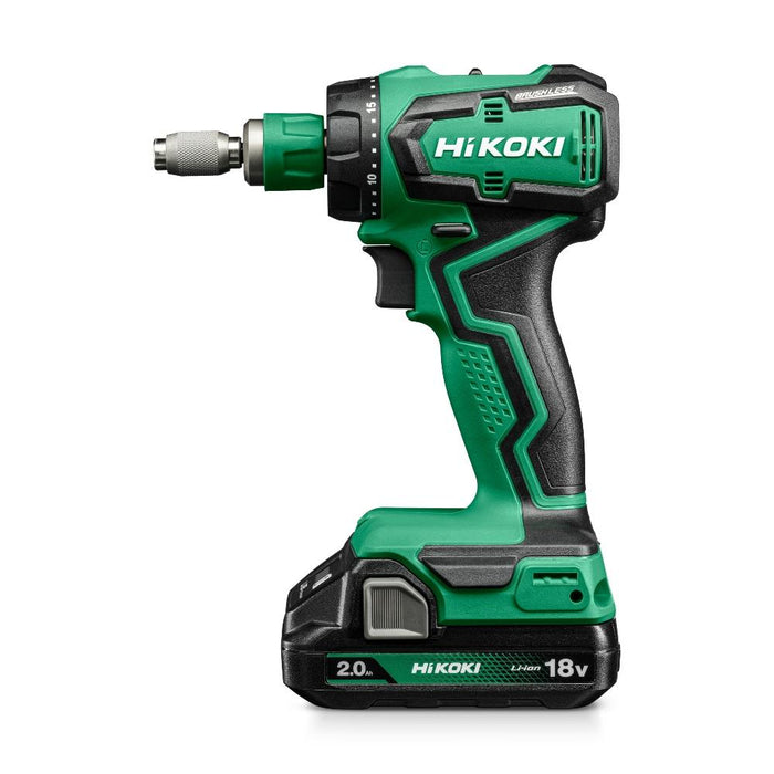 Hikoki DS18DDQJRZ 18V Brushless Drill Driver | 4 Attachments & HSC II Case