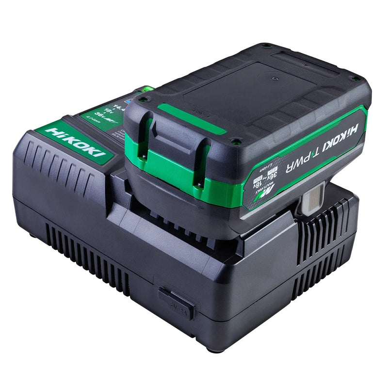 HiKOKI - UC36YSL2JAZ - T-PWR MultiVolt Starter Pack with 2x 8.0Ah 18V / 4.0Ah 36V Tabless MultiVolt Batteries & Fast Charger