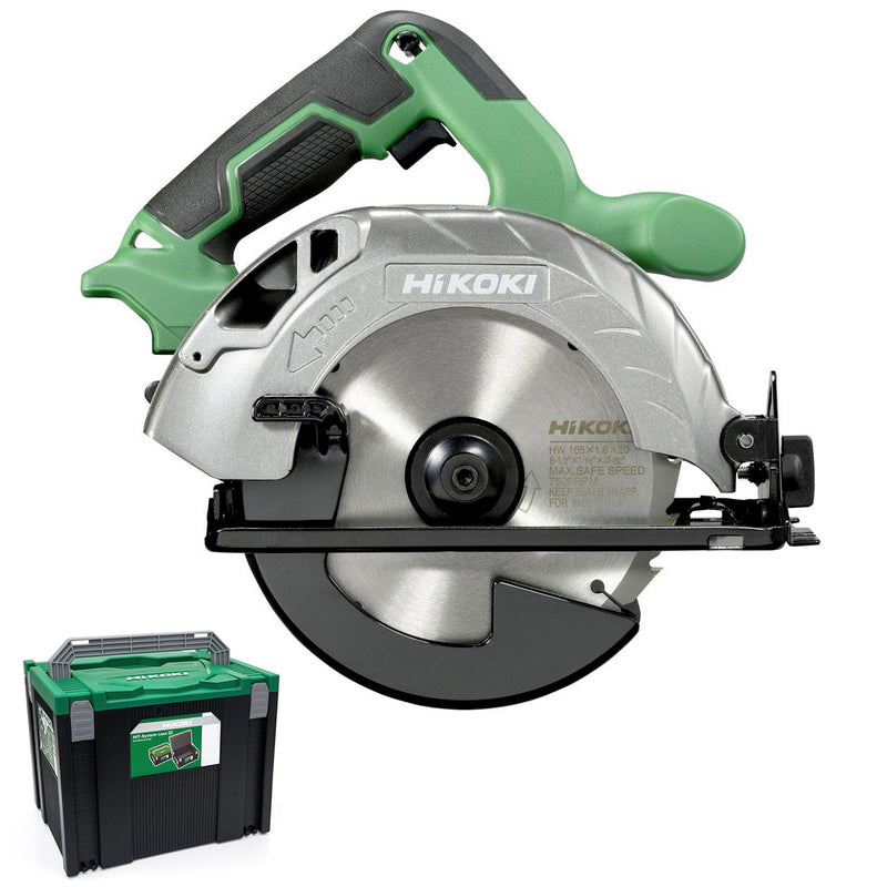 HiKOKI C1806DAW2Z 18V Cordless 165mm Circular Saw, Bare Unit - With Case