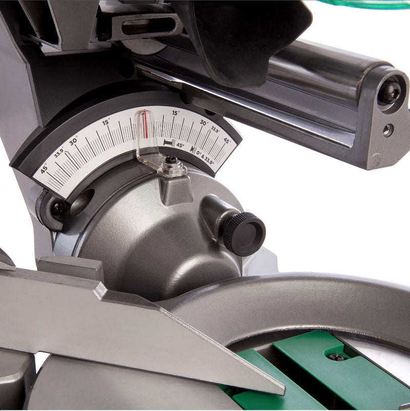 HiKOKI C3610DRA/JAZ MultiVolt Dual Bevel Mitre Saw 254mm with 2 x 8.0/4.0ah