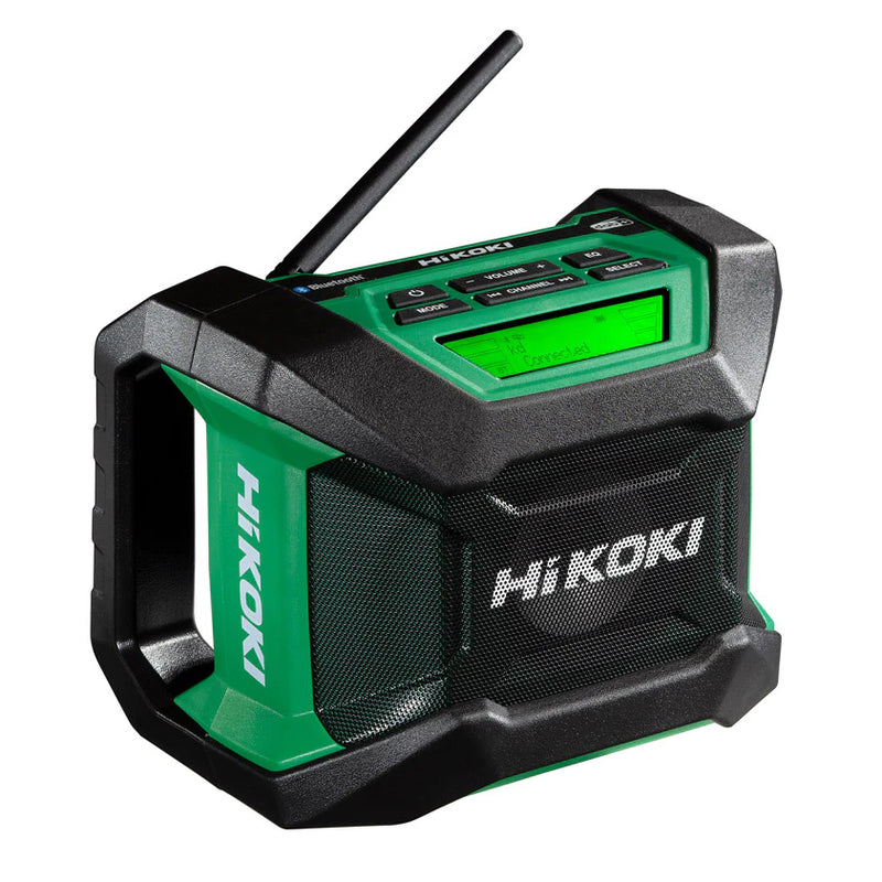 HiKOKI UR18DAJ4Z 18V DAB On-Site Radio - Body Only + Bluetooth Connectivity