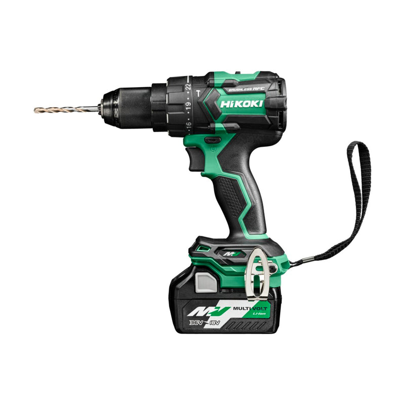 HiKOKI DV36DCJRZ 36V MultiVolt Combi Drill 155Nm 2 x 2.5Ah Li-Ion product image
