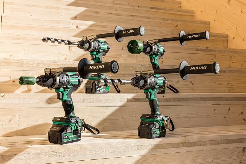 HiKOKI DV36DCJRZ 36V MultiVolt Combi Drill 155Nm 2 x 2.5Ah Li-Ion application image