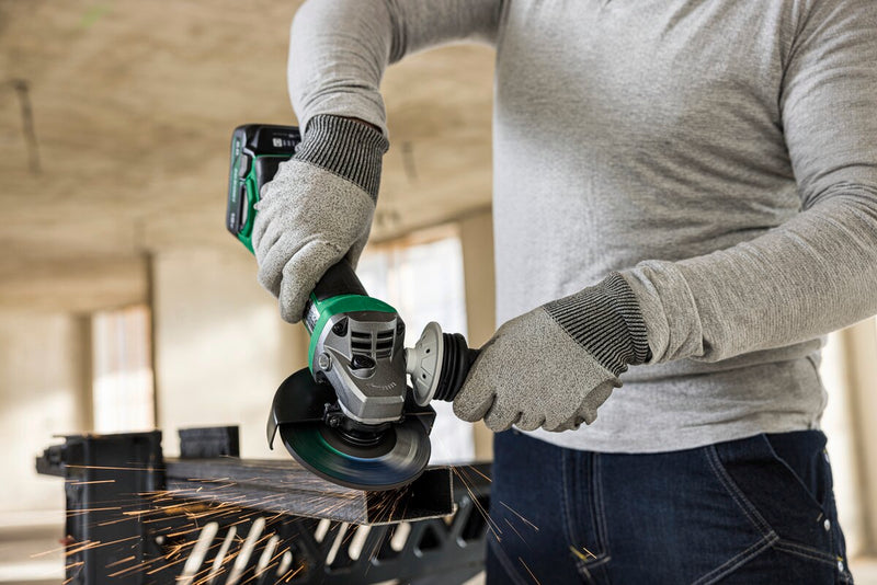 HiKOKI G1812DAW4Z 18V 115mm Angle Grinder with Side Switch - Body Only application image