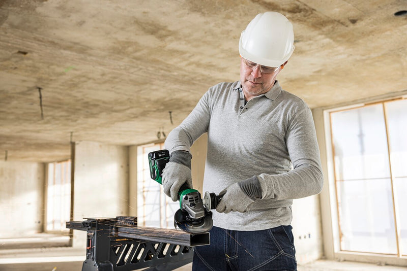 HiKOKI G1812DAW4Z 18V 115mm Angle Grinder with Side Switch - Body Only application image