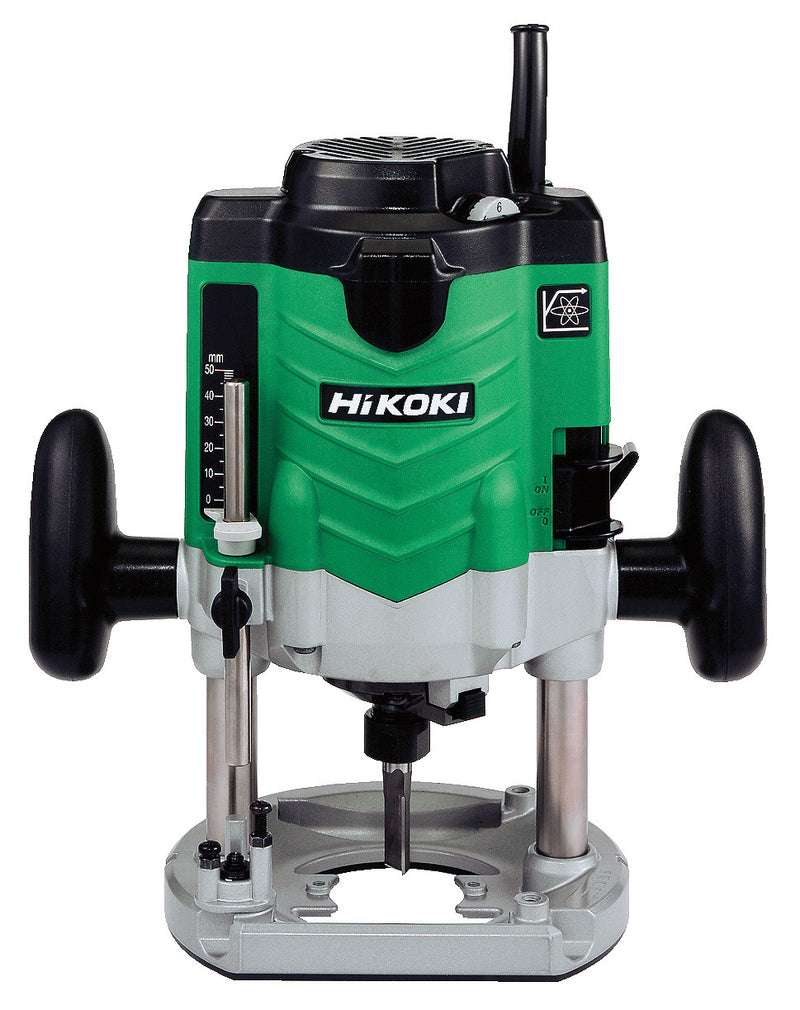 HiKOKI M12VEJ7Z 2,000W 1/2" Variable Speed Plunge Router with Soft Start, 110V