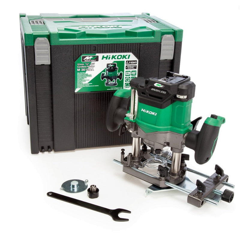 HiKOKI M3612DA/J2Z MultiVolt 18/36V 1/2" Cordless Router - Bare Unit