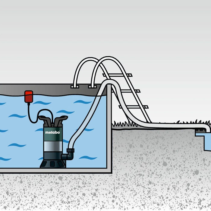Metabo TP 8000 S 240V, Clear Water Immersion Pumps with float switch - 0250800000