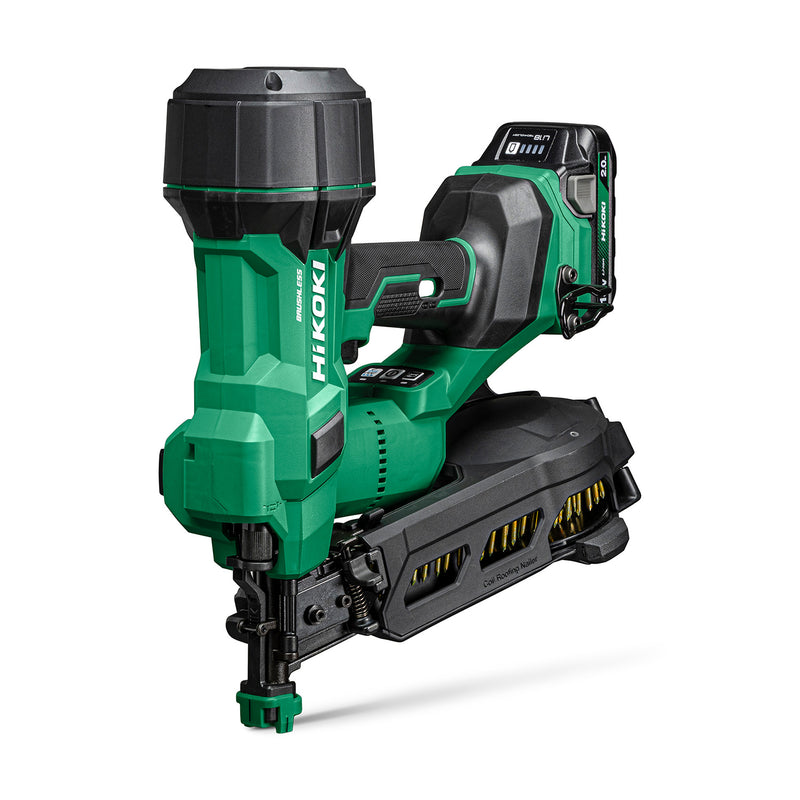 HiKOKI 18V Coil Nailer 2Ah batteries and charger - NV1845DAJXZ
