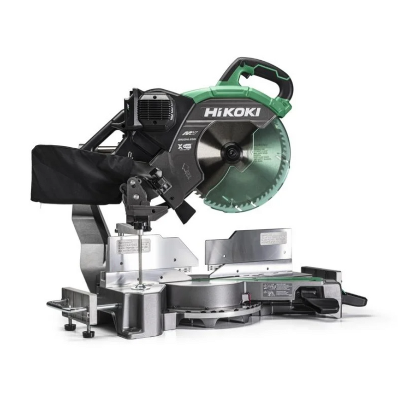 HiKOKI C3612DRAW4Z 36V 305mm Dual-Bevel Sliding Compound Mitre Saw – Bare Unit