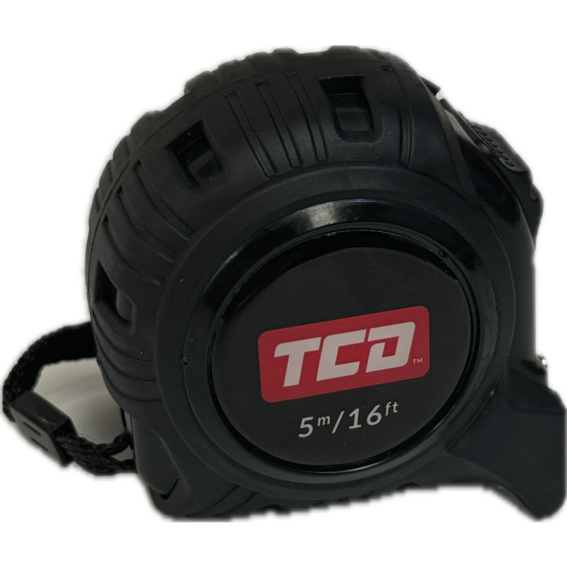 TCD 5m/16ft Tape Measure With Top and Bottom Hook - Scale Printed Both Sides