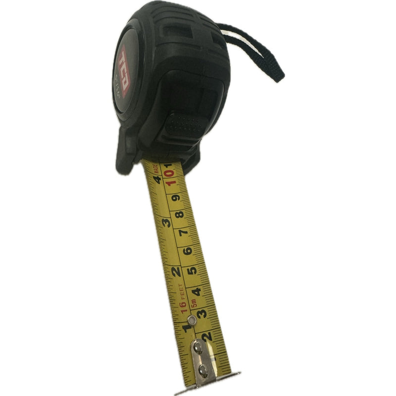 TCD 5m/16ft Tape Measure With Top and Bottom Hook - Scale Printed Both Sides