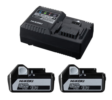 HiKOKI UC18YSL3JKZ 18V Starter Pack 3 - 2 x BSL1850MA & UC18YSL3
