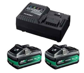 HiKOKI UC18YSL3JJZ MV Starter Pack 2 - 2 x BSL36B18X & UC18YSL3