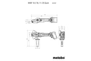 Metabo WVBF 18 LT BL 11-125 Quick (601307840) 18V Brushless Cordless Flat-head Angle Grinder - Body Only product image 7