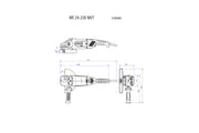 Metabo WE 24-230 MVT (606469260) 240V Angle Grinder product image 6