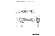 Metabo WVBF 18 LTX BL 15-125 Quick (601308840) 18V Brushless Cordless Flat-head Angle Grinder - Body Only product image 8