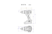 Metabo SB 18 LT BL (602316840) 18V Brushless Cordless Combi Drill - Body Only product image 2