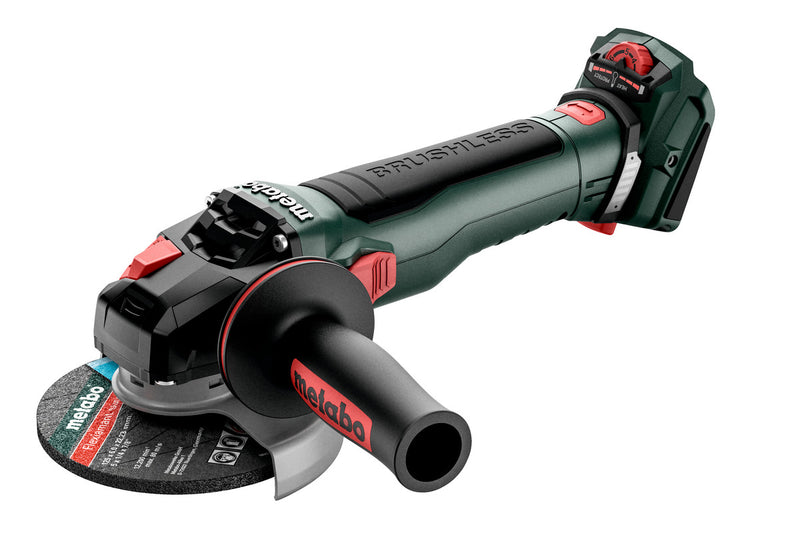 Metabo WVB 18 LT BL 11-125 Quick Inox (613091850) 18V Brushless Cordless Angle Grinder - Body Only product image