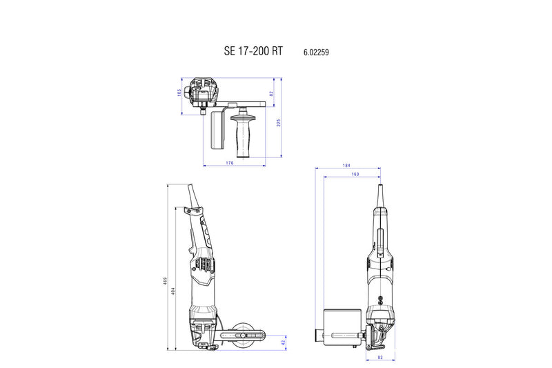 Metabo SE 17-200 RT (602259000) 240V Burnishing Machine product image 3