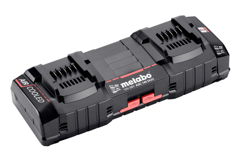 Metabo Dual Quick Charger ASC 145 DUO, 12-36V, "AIR COOLED", EU (627495000) product image