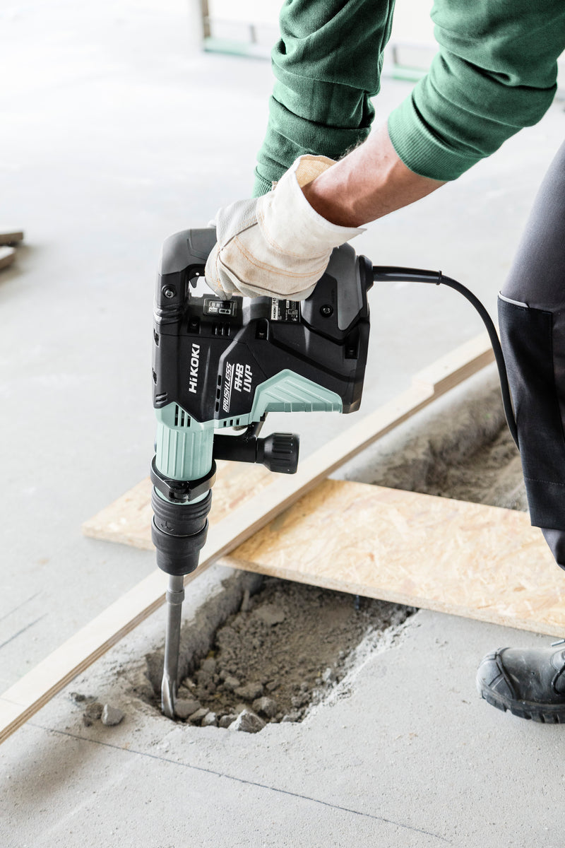 HiKOKI H45MEYJ2Z 1,150W Brushless 12.2J SDS-Max Demolition Hammer with UVP, 110V