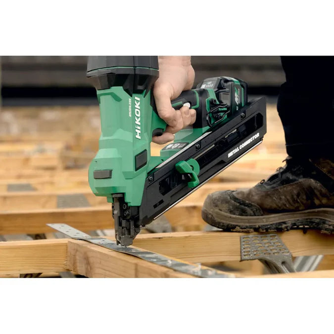 HiKOKI NR1838DKAJXZ 18V Brushless Metal Connector Nailer Kit (2 x 5.0Ah Multi Volt Batteries)