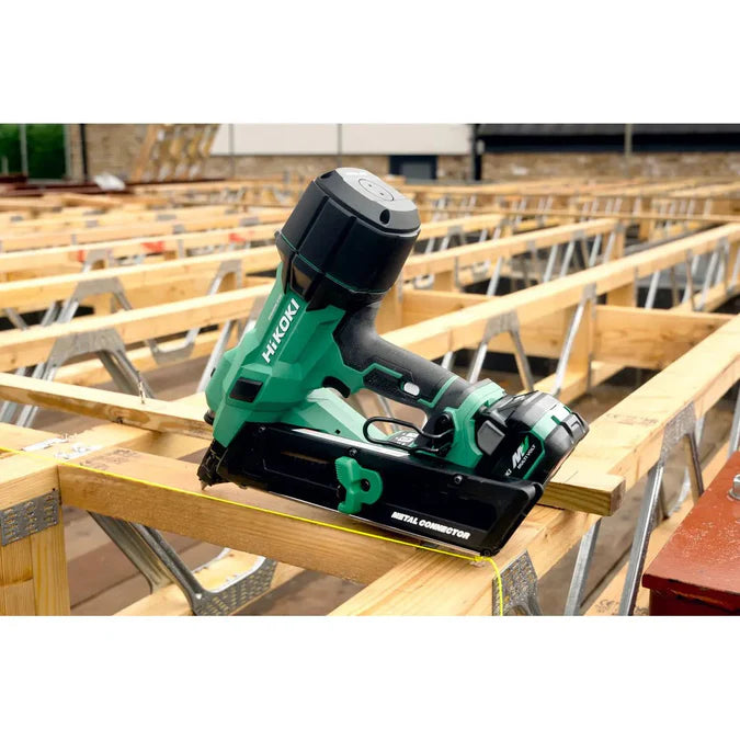HiKOKI NR1838DKAJXZ 18V Brushless Metal Connector Nailer Kit (2 x 5.0Ah Multi Volt Batteries)