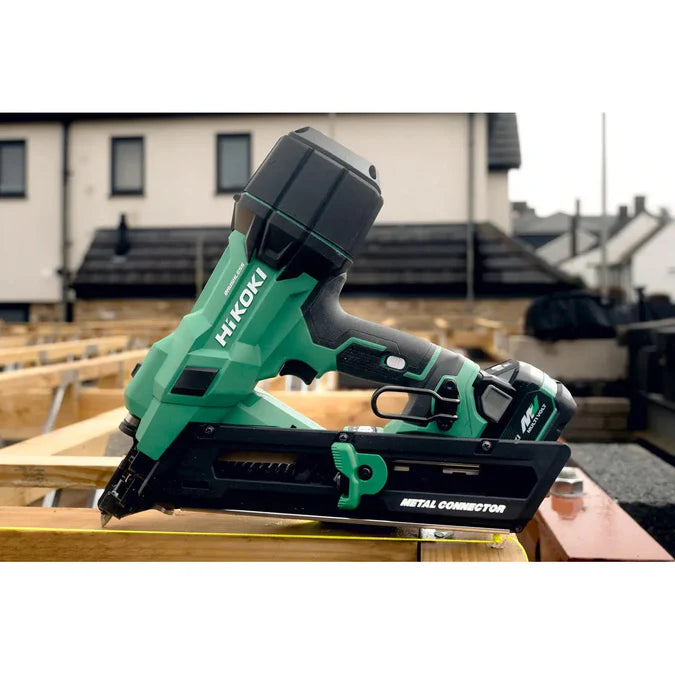 HiKOKI NR1838DKAJXZ 18V Brushless Metal Connector Nailer Kit (2 x 5.0Ah Multi Volt Batteries)