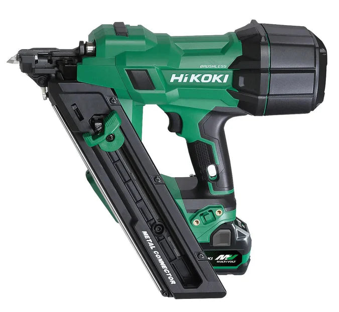 HiKOKI NR1838DKAJXZ 18V Brushless Metal Connector Nailer Kit (2 x 5.0Ah Multi Volt Batteries)