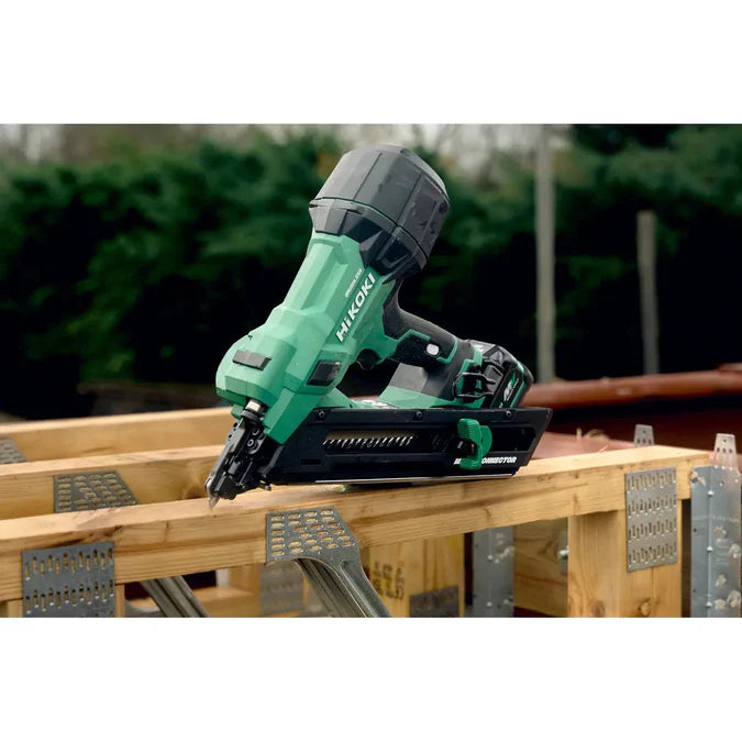 HiKOKI NR1838DKAJXZ 18V Brushless Metal Connector Nailer Kit (2 x 5.0Ah Multi Volt Batteries)