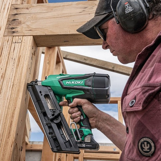 HiKOKI / Hitachi NR1890DBCL/JM 18v First Fixed Framing Nailer - 2 x 3.0Ah Batteries - NR1890DBCL/JM