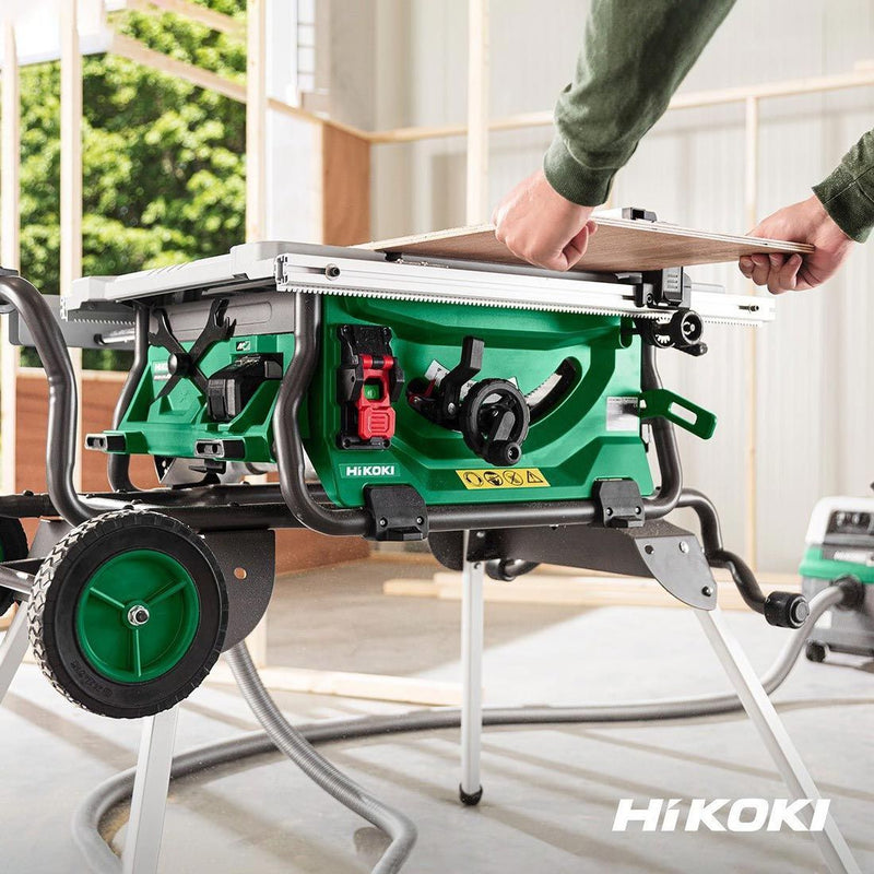 HiKOKI 376510 Fold & Roll Table Saw Stand – Heavy-Duty, Portable Design for C3610DRJ