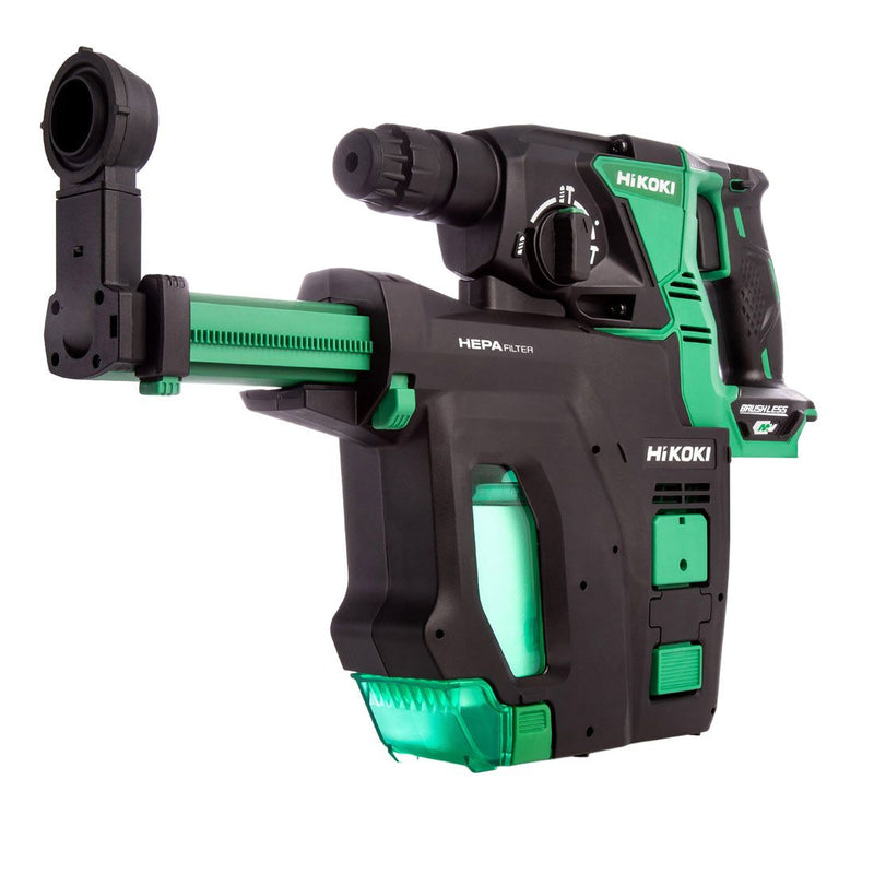 HiKOKI DH36DPB/J3Z 36V Multi-Volt Cordless SDS-Plus Hammer Drill Brushless (With Dust Extraction) - Bare Unit