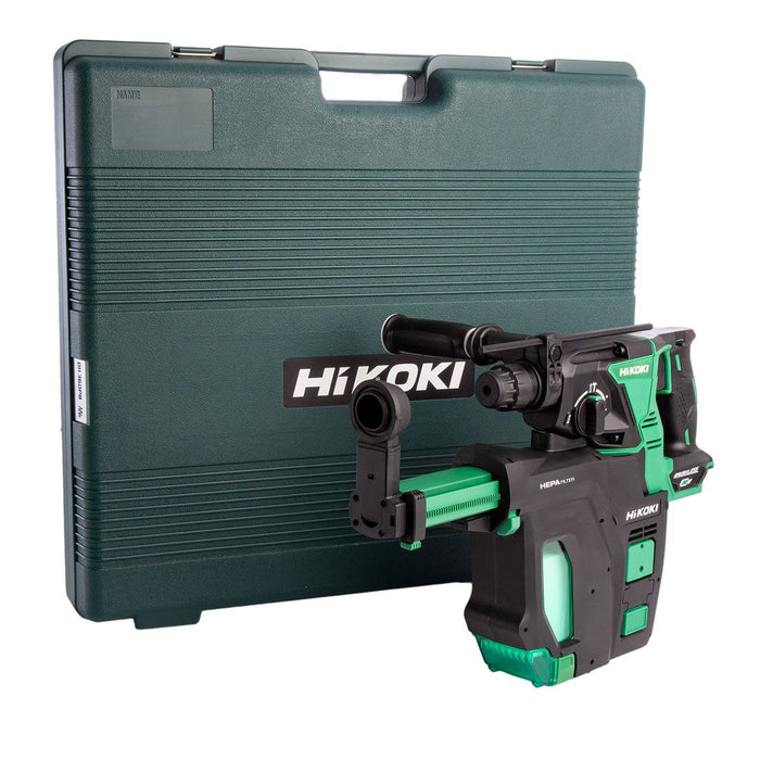 HiKOKI DH36DPB/J3Z 36V Multi-Volt Cordless SDS-Plus Hammer Drill Brushless (With Dust Extraction) - Bare Unit
