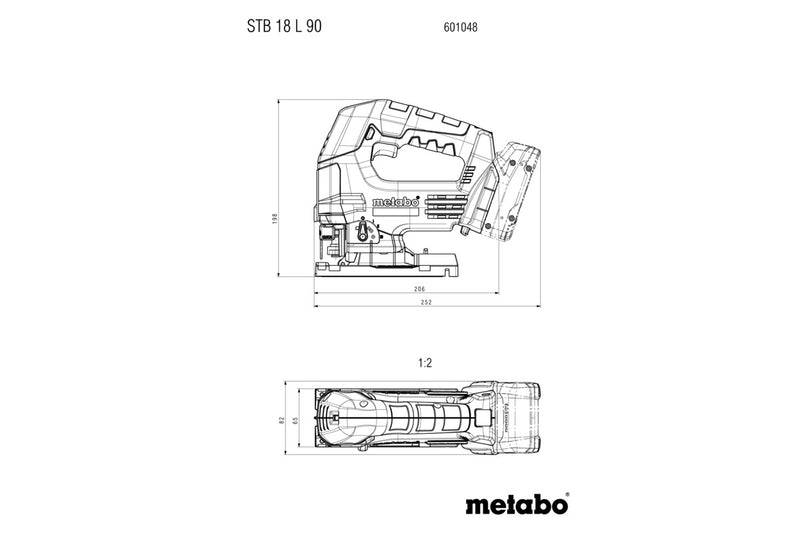 Metabo STB 18 L 90 (601048840) 18V Cordless Jigsaw - Body Only product image 5