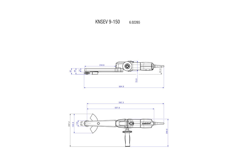 Metabo KNSE 9-150 Set (602265500) 240V Fillet Weld Grinder product image 2