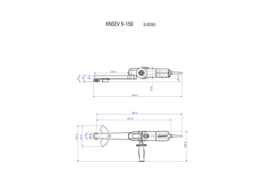 Metabo KNSE 9-150 Set (602265500) 240V Fillet Weld Grinder product image 2